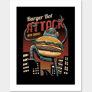 Burger Bot Posters and Art